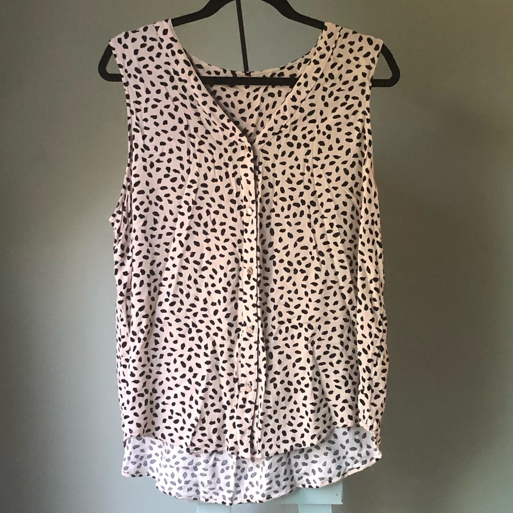 Maurices sleeves animal print blouse! Plus size 1!